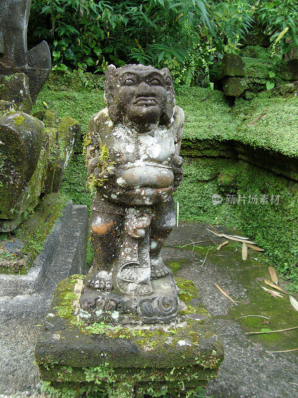 Kawi temple山，巴厘岛-印度尼西亚雕像